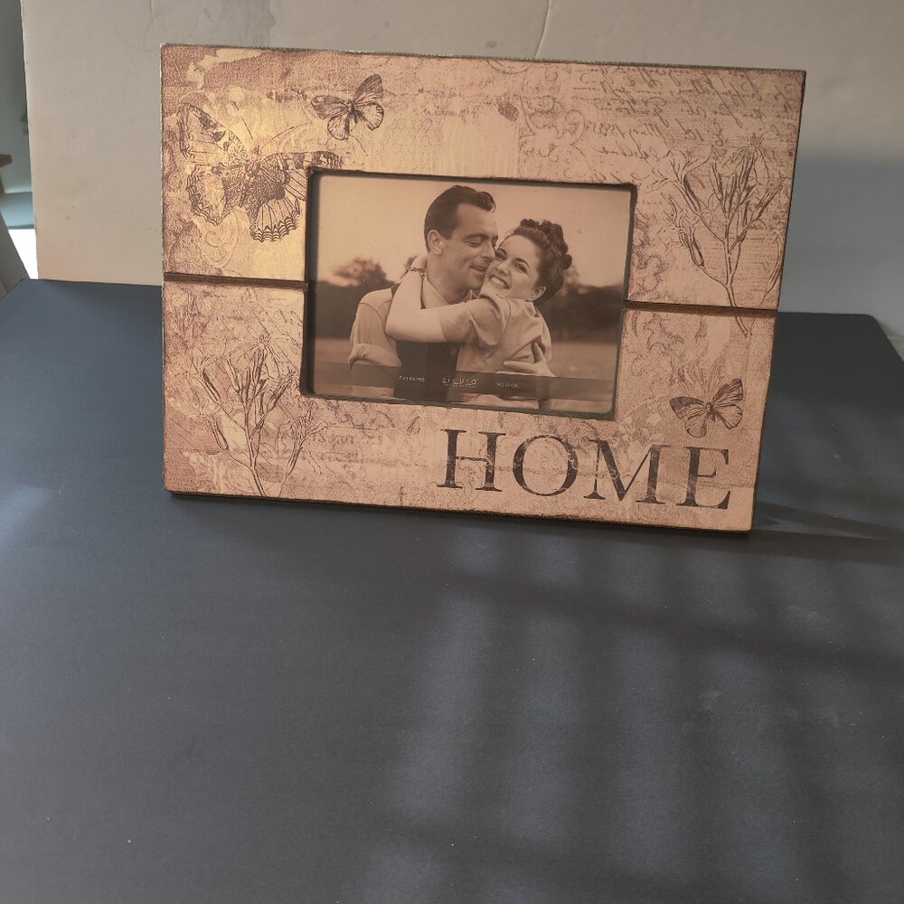 Picture Frame 7" x 5" by Sicura Interior Design,  Decoupage, Cream Color, HOME